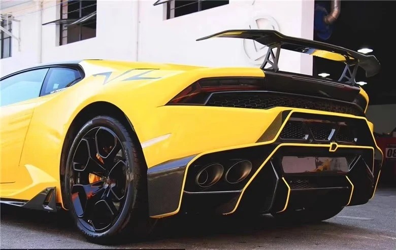 High Quality Factory Price Modified Vors Carbon Fiber Rear Bumper for  Huracan LP580/610